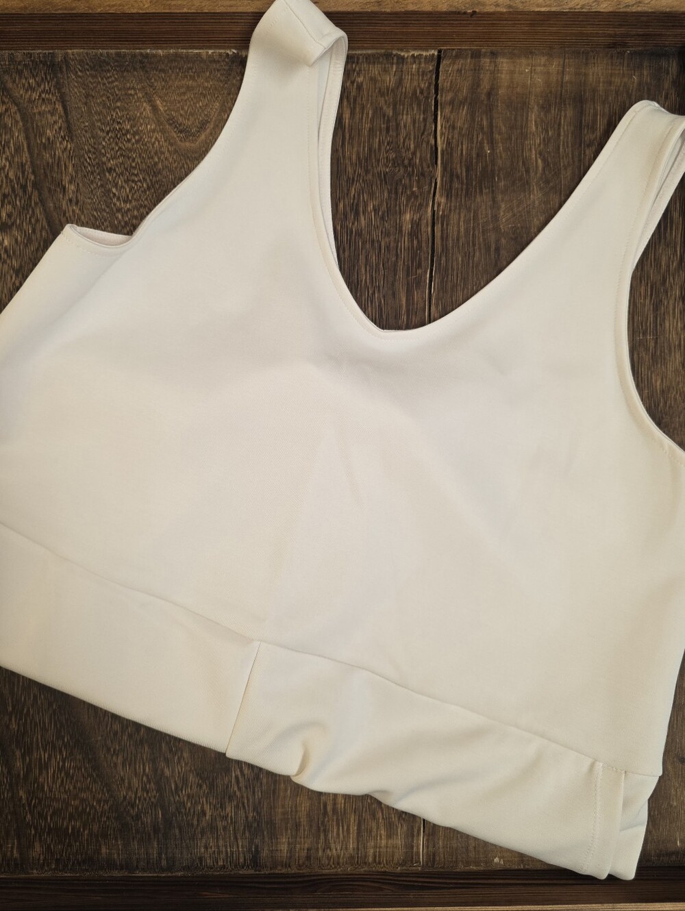 Women’s Cream Scoop Neck Romper